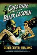 Movie poster for Creature from the Black Lagoon