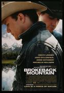 Movie poster for Brokeback Mountain